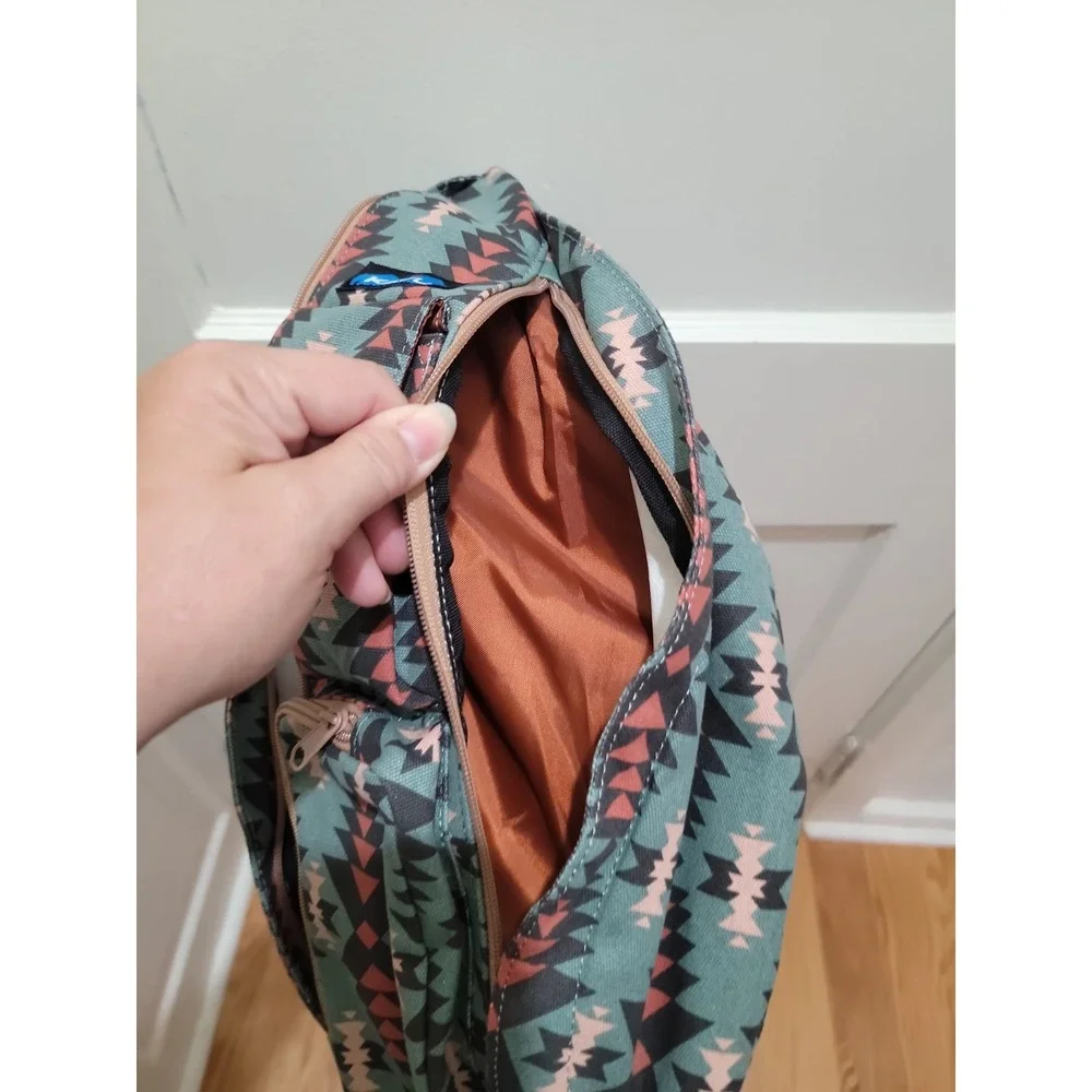 KAVU Original Rope Sling Bag Crossbody Backpack Mojave Dunes Aztec Travel NWOT